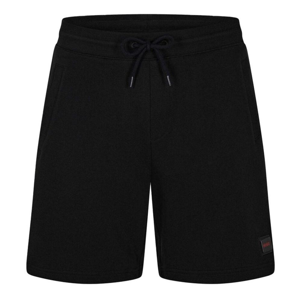 Hugo Mens Diz Gel Cotton Logo Shorts / Black